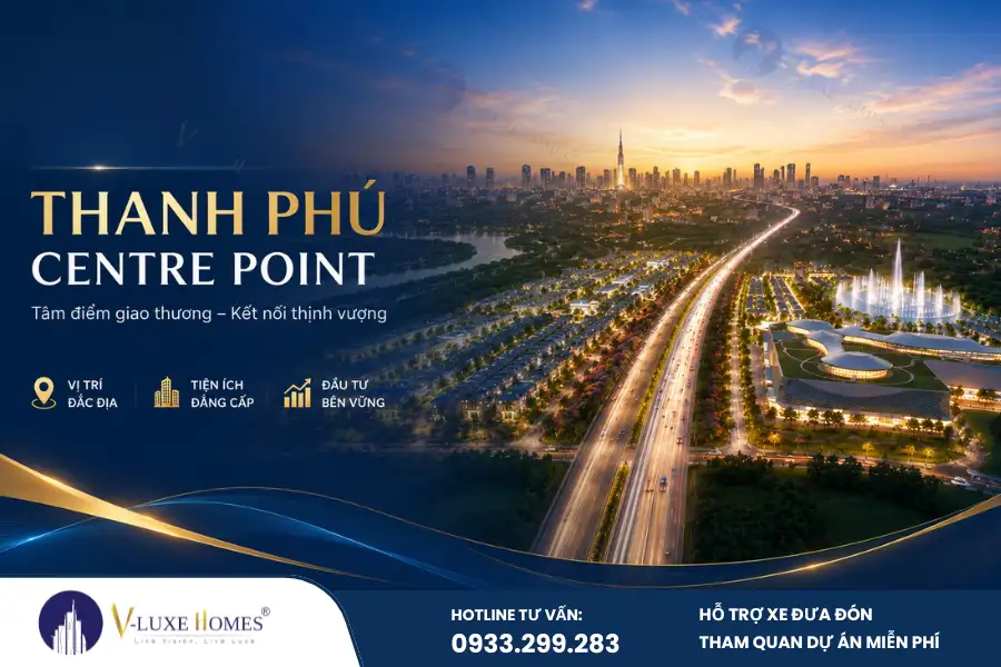 Thanh Phú Centre Point thông tin chính thức từ chủ đầu tư là nội dung được nhiều người tìm kiếm khi dự án bước vào giai đoạn triển khai mới trong năm 2026. Việc tiếp cận đúng nguồn dữ liệu giúp người mua đánh giá khách quan về vị trí, quy hoạch, pháp lý, tiến độ và tiềm năng phát triển trước khi đưa ra quyết định.