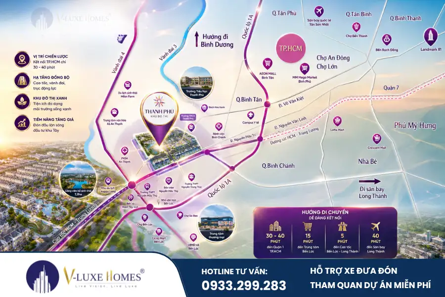 Thanh Phú Centre Point vị trí mang lại lợi thế sống hiện đại